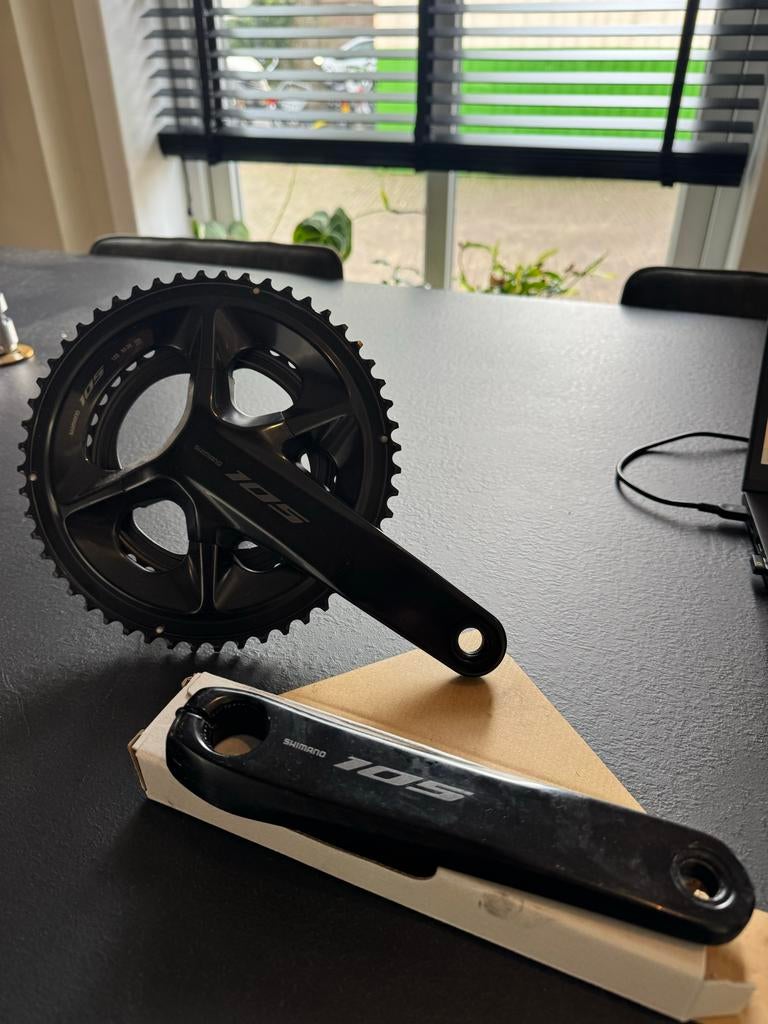 Shimano 105 crankstel, Ophalen of Verzenden, Nieuw, Racefiets, Crankstel of Pedalen