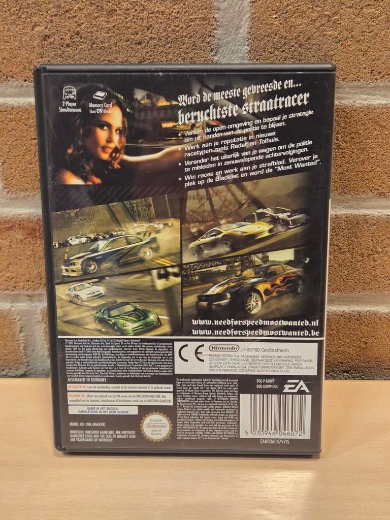 Need For Speed Most Wanted - Nintendo Gamecube, Spelcomputers en Games, Games | Nintendo GameCube, Nintendo, Gebruikt, Support.nintendo.nl