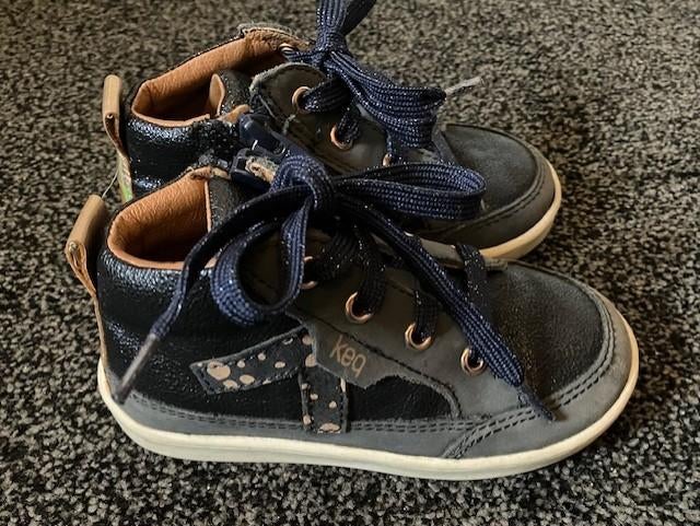 Leren meisjesschoen blauw maat 25 (keq), Meisje, Keq, Schoenen, Ophalen of Verzenden