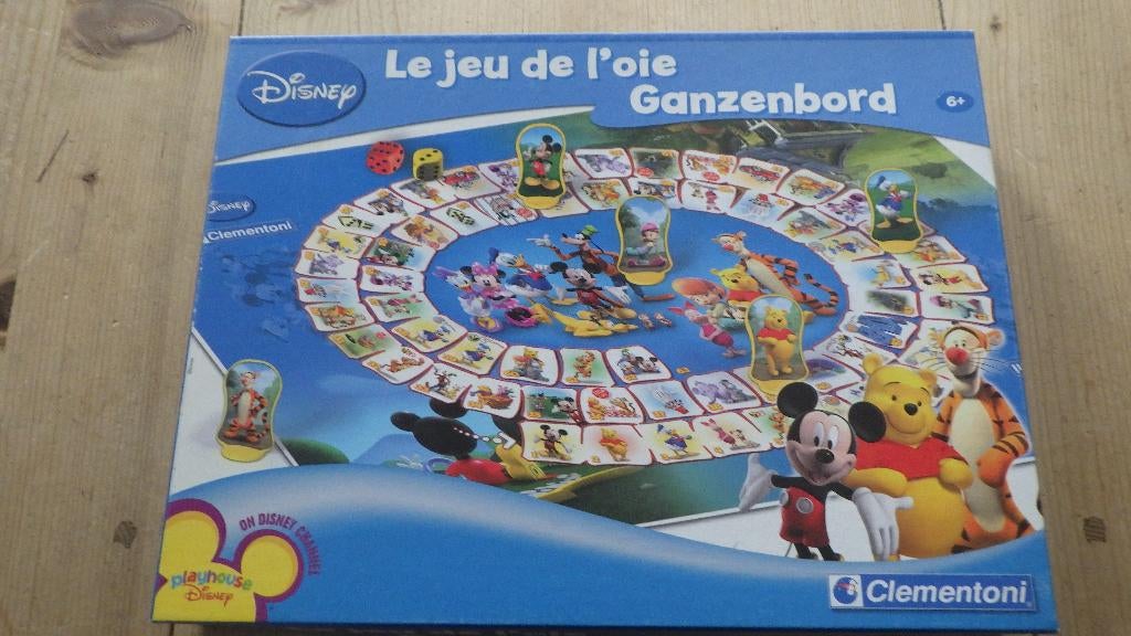 Ganzenbord Disney, Hobby en Vrije tijd, Gezelschapsspellen | Bordspellen, Ophalen of Verzenden