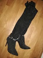 Riquine overknee laarzen maat 36 zwart met studs, Kleding | Dames, Schoenen, Hoge laarzen, Zwart, Ophalen of Verzenden, Zo goed als nieuw