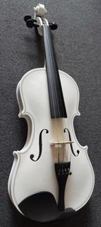 Nieuwe viool! wit, compleet met koffer, hars en strijkstok, Muziek en Instrumenten, Niet ingevuld, Niet ingevuld, Ophalen of Verzenden