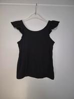 Top shirt t-shirt singlet hemd zwart mt 116 zgan, Ophalen of Verzenden, Zo goed als nieuw, Meisje, Shirt of Longsleeve