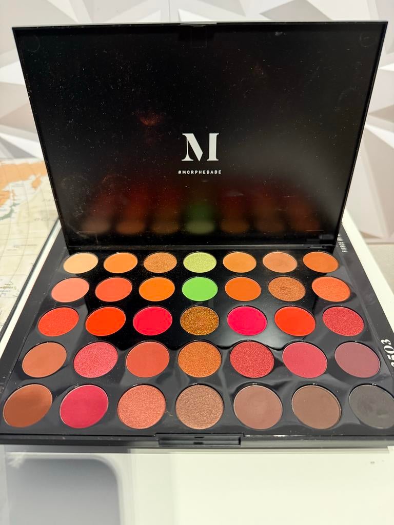 Morphe 35O3 Fierce by Nature Oogschaduwpalet, Sieraden, Tassen en Uiterlijk, Uiterlijk | Cosmetica en Make-up, Ophalen of Verzenden