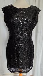 Nieuw, zwart, pailletten jurk, maat 36, Zwart, Nieuw, Ophalen of Verzenden, Maat 36 (S)
