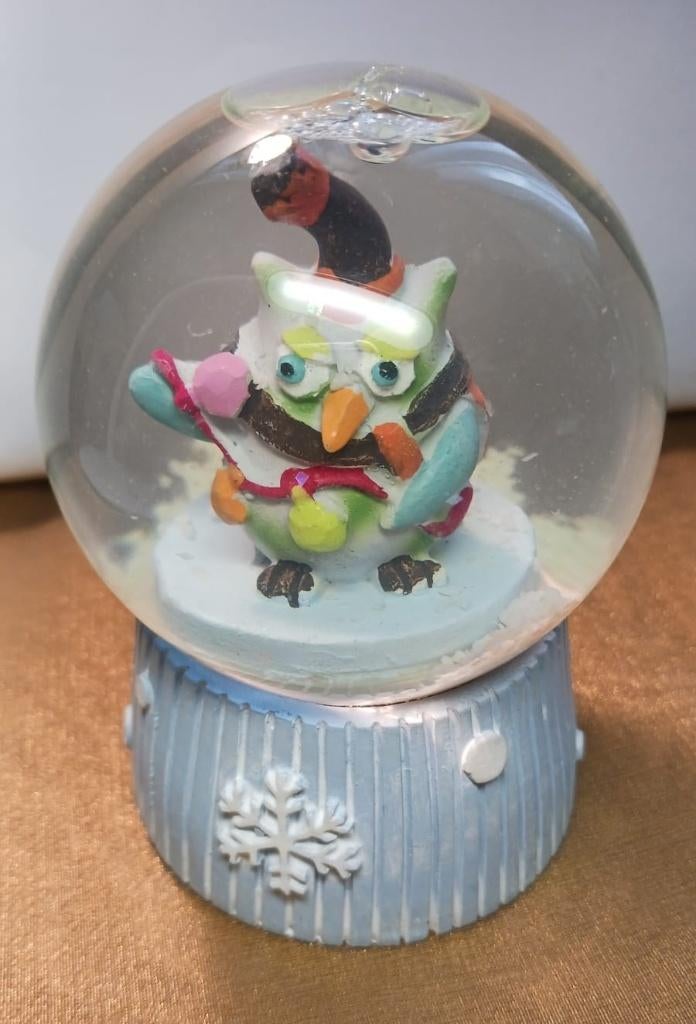 Uil Snow Globe Winter Sneeuwvlokken, Diversen, Kerst, Ophalen of Verzenden, Zo goed als nieuw