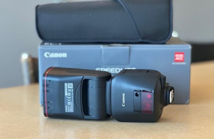 Canon Speedlite EL-1-flitser NIEUWSTAAT + 12 maand garantie, Info@canon-europe.com, Kantelbaar, Canon, Ophalen of Verzenden