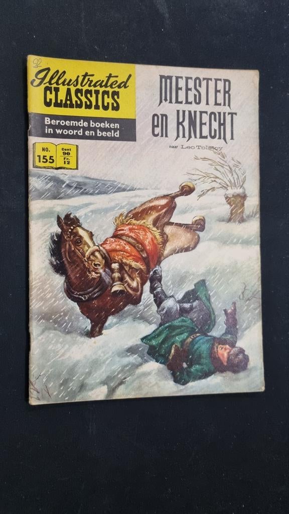 Illustrated Classics: Meester en Knecht (nr. 155), Boeken, Stripboeken, Gelezen, Eén stripboek, Ophalen of Verzenden