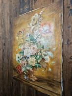 oud bloemenschilderij ``WOONWINKEL RUSTIEK``, Ophalen of Verzenden
