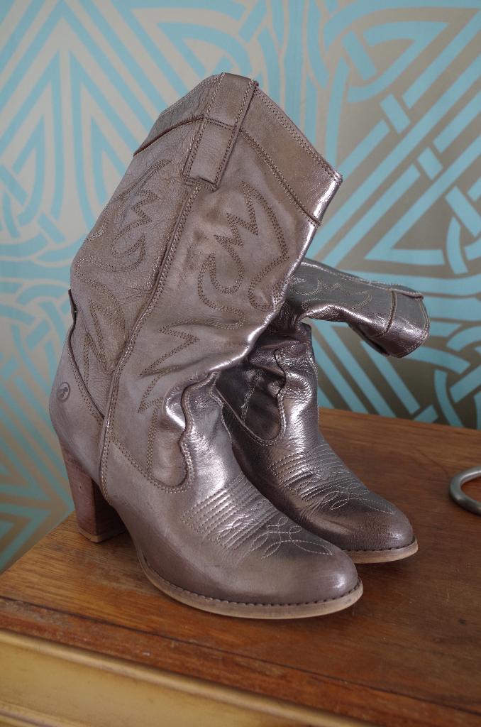 Metallic cowboy-laarzen van Bronx, Hoge laarzen, Bronx, Overige kleuren, Ophalen of Verzenden