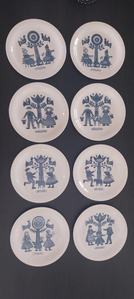 Bordjes delftsblauw klederdracht royal sphinx regout, Huis en Inrichting, Keuken | Servies, Nieuw, Ophalen of Verzenden, Bord(en)