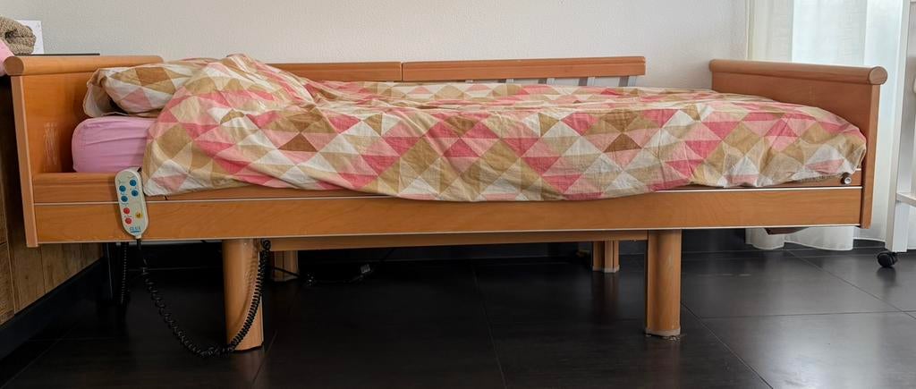 Hoog-laag bed met matras, Huis en Inrichting, Slaapkamer | Bedden, Ophalen, Gebruikt, 90 cm, Eenpersoons
