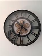 Grote wandklok met zichtbare draaiende tandwielen - 52 cm, Ophalen