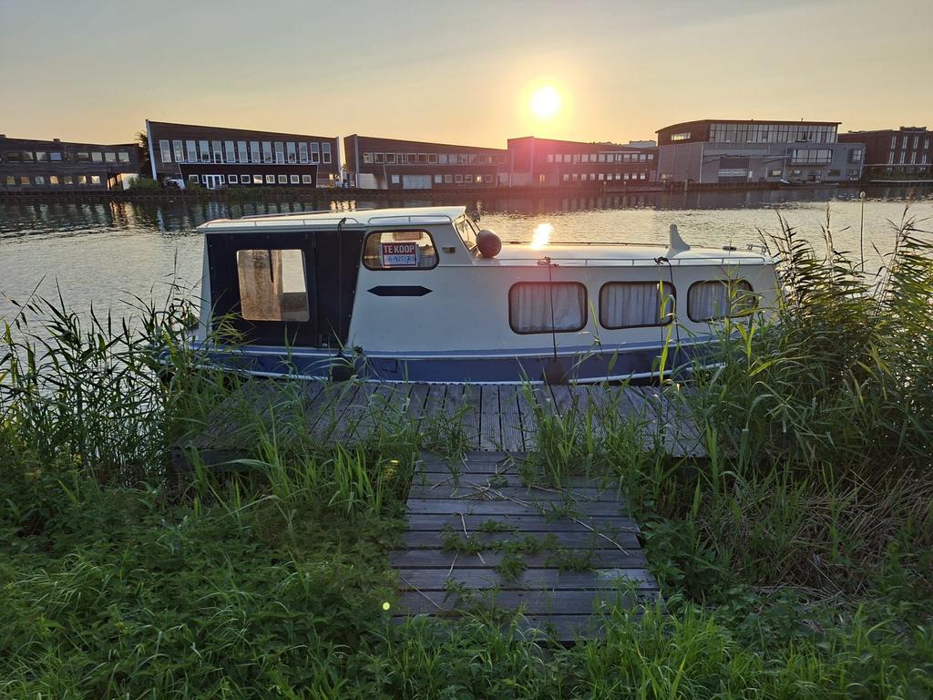 Kajuitboot / leeuwenschouw 7.80m, Watersport en Boten, Ophalen, Gebruikt, Staal, Diesel