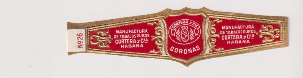 sigarenbanden - CORTERA Y C, Ophalen of Verzenden, Zo goed als nieuw, Sigarenbandjes