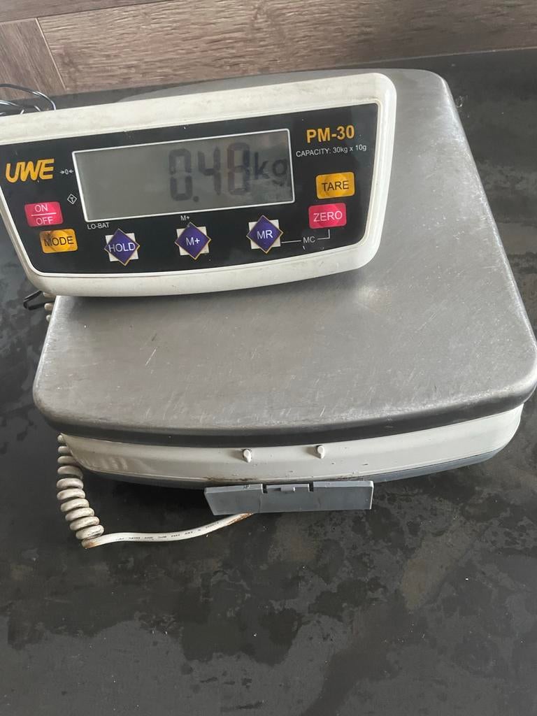 UWE PM-30 Weegschaal, Ophalen of Verzenden, Gebruikt, Vloerweegschaal, Minder dan 50 kg