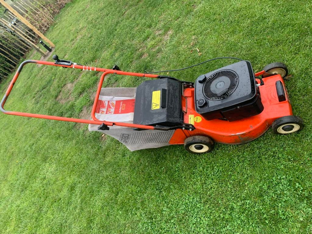 Sabo benzinegrasmaaier, Tuin en Terras, Ophalen, Cirkelmaaier, Gebruikt, 40 t/m 49 cm