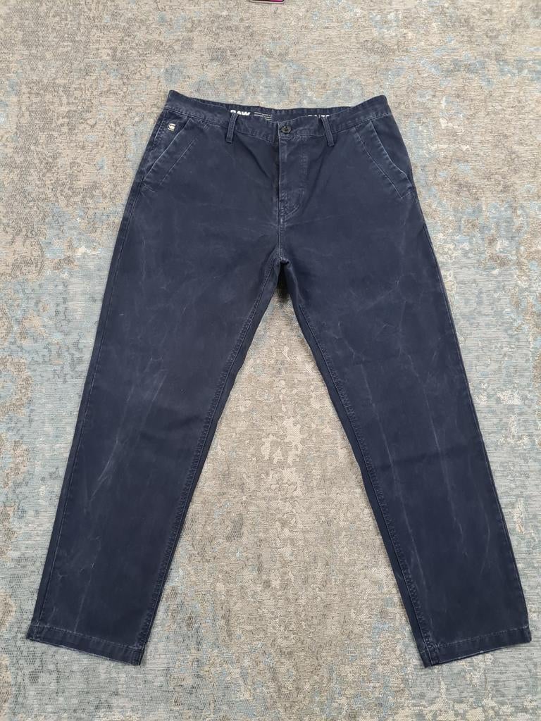 G-Star BRONSON Tapered chino W34 L32 Katoen Bronno3432 Blue, Kleding | Heren, Broeken en Pantalons, Maat 52/54 (L), https://www.g-star.com/nl_nl/customer-service