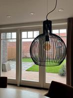 2x zwarte metalen hanglampen in Secto Octo stijl, Ophalen, Gebruikt, Metaal, 50 tot 75 cm