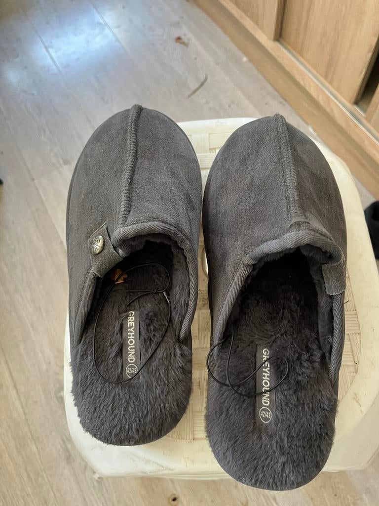 Z.g.a.n heren sloffen, Ophalen, Zo goed als nieuw, Zwart, Pantoffels of Sloffen