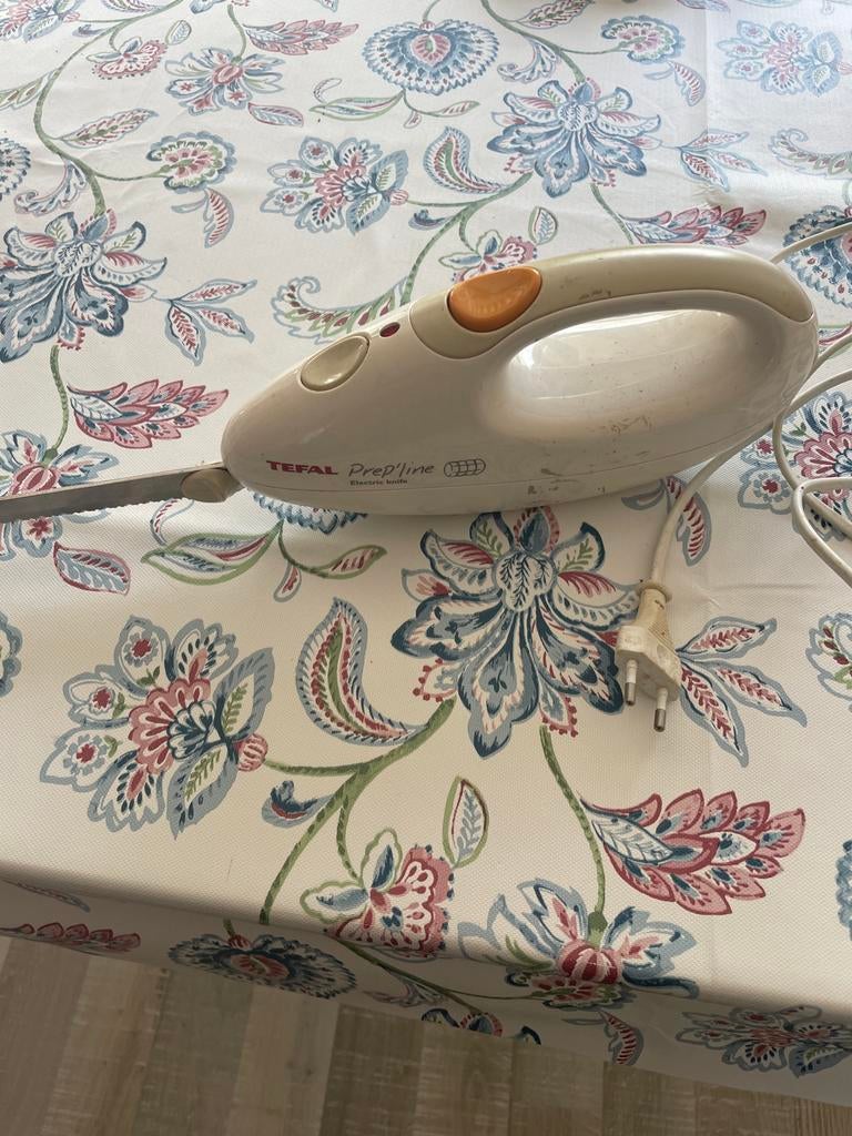 Tefal Prep'line elektrisch mes, Ophalen, Kunststof, Wit, Overige typen