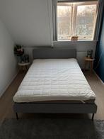 SLATTUM Ikea bedframe en HAMARVIK matras 140x200, Ophalen, Gebruikt, 140 cm, Twijfelaar