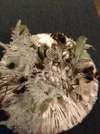 Krans met accessoires op glazen bord, Ophalen of Verzenden, Zo goed als nieuw