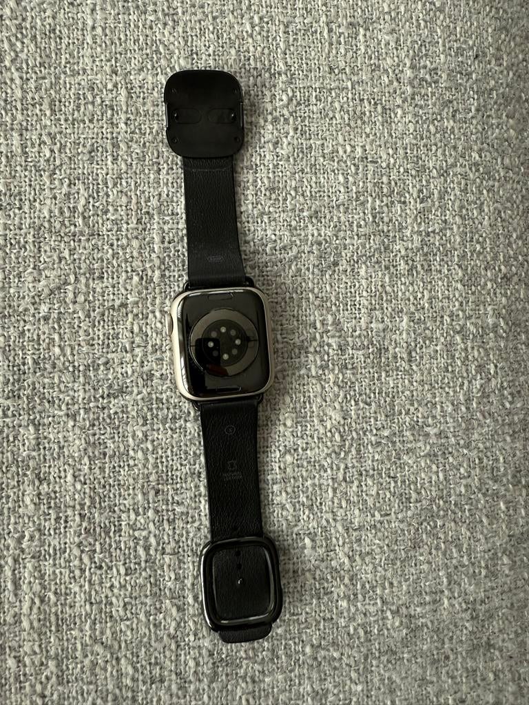 Origineel Apple watch bandje, echt leer, Ophalen of Verzenden, Zo goed als nieuw, Bandje