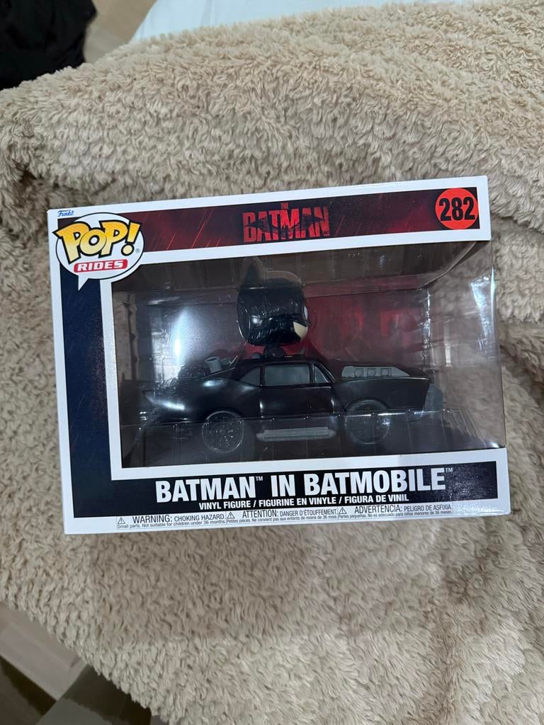 Funko Pop! Rides Batman in Batmobile #282 - The Batman, Overige merken, Auto, Groter dan 1:32, Nieuw