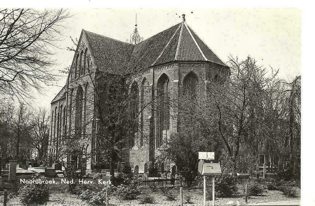 AK Noordbroek - Ned. Herv. Kerk, Verzenden, 1960 tot 1980, Ongelopen, Groningen
