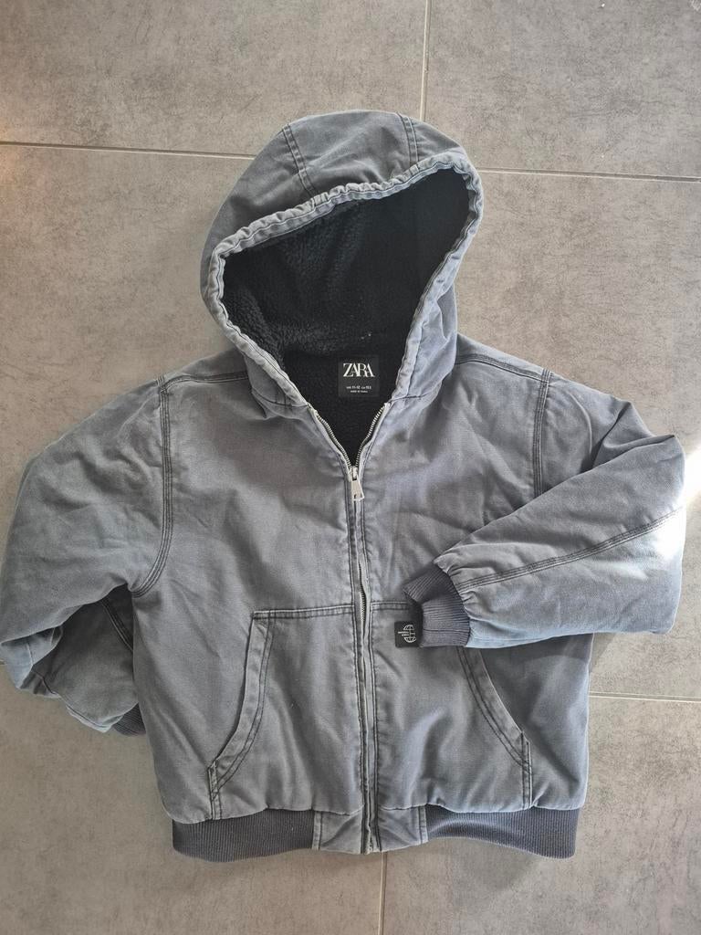 ZARA jas grijs met capuchon, Ophalen