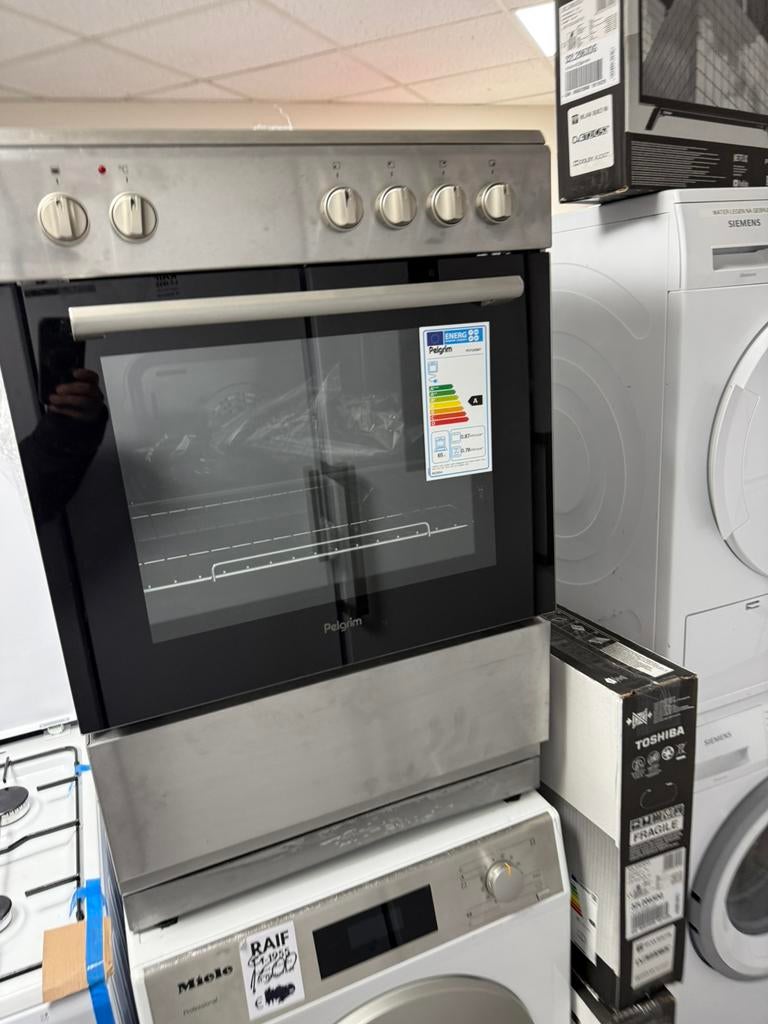 Inductie formuis elektrich B keuz  nieuwe PFi160RVS fase 2, Witgoed en Apparatuur, Fornuizen, Minder dan 85 cm, Energieklasse A of zuiniger