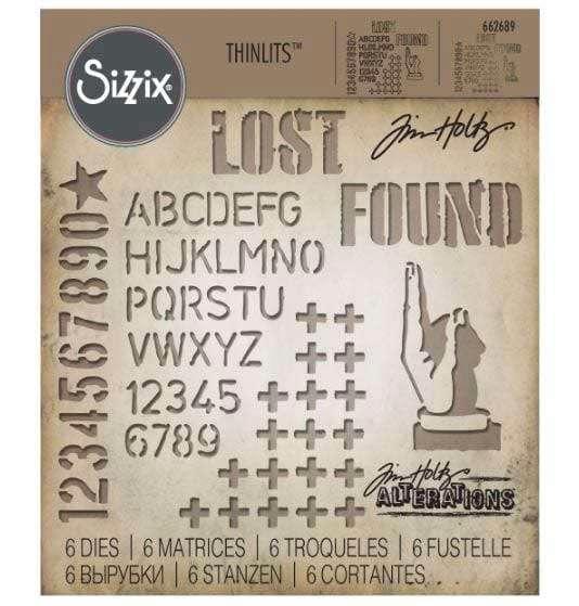 Sizzix Tim Holtz Alterations Thinlits Mixed Media #6 #662689, Hobby en Vrije tijd, Scrapbooking, Nieuw, Frame of Mal, Sizzix, Verzenden