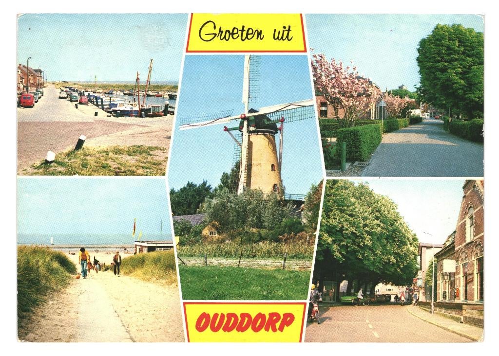 40447	Ouddorp	ZH 1977	 Gelopen met postzegel, Ophalen of Verzenden, 1960 tot 1980, Gelopen, Zuid-Holland