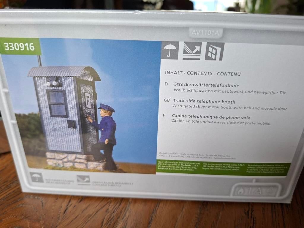 230916 pola-g  wachters huisje voor naast het spoor, lgb, Ophalen of Verzenden, Nieuw, Brug, Tunnel of Gebouw, LGB