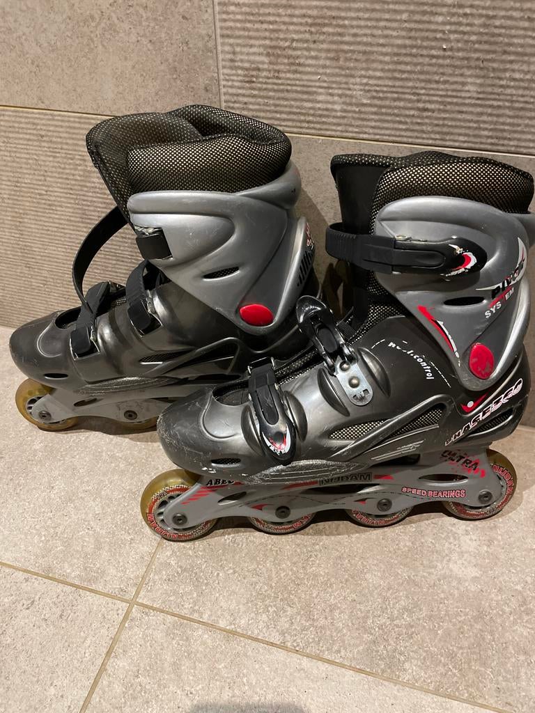 Nijdam ABEC 5 skeelers maat 42, Ophalen of Verzenden, Gebruikt, Inline skates 4 wielen, Overige merken