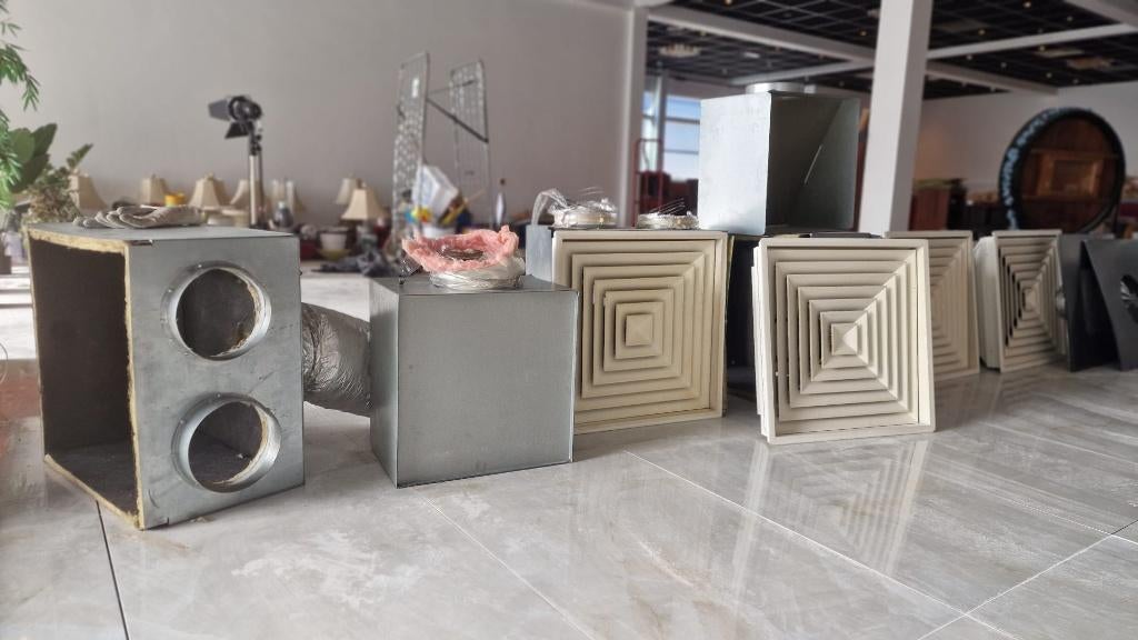 Ventilatie Roosters + Luchtkanalen Set – Partij – Goedkoop, Ophalen, Gebruikt, Ventilator