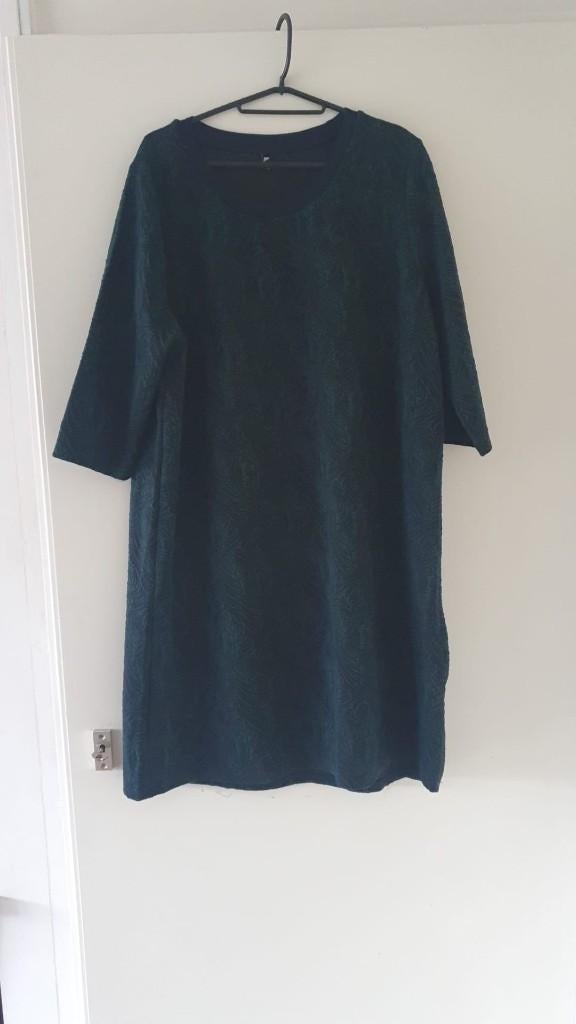 Petroljurk L/XL met bloemen, Kleding | Dames, Blouses en Tunieken, Ophalen, Gedragen, Maat 46/48 (XL) of groter, Blauw
