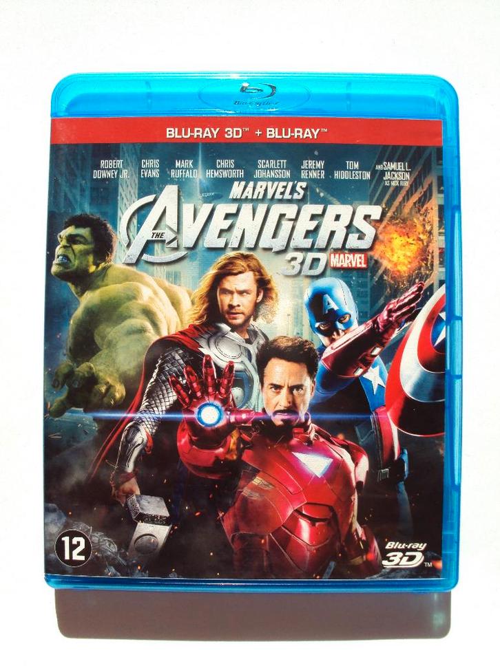 The Avengers 3D + 2D (2 disc), Cd's en Dvd's, Blu-ray, Zo goed als nieuw, Actie, 3D, Ophalen of Verzenden