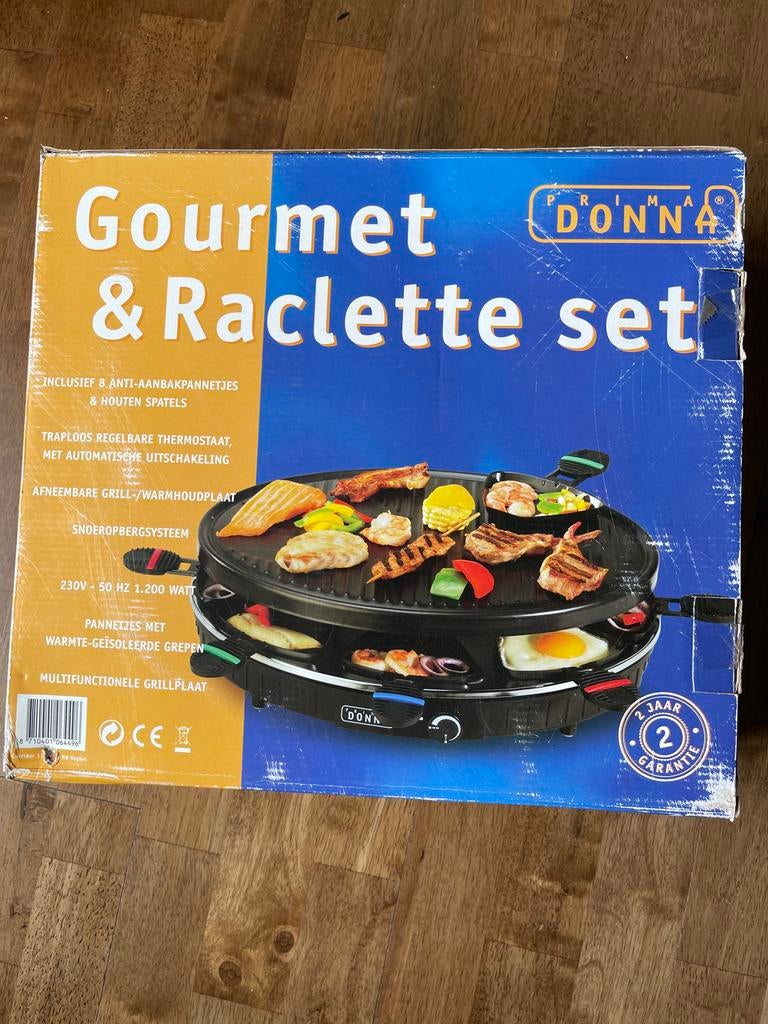 Pr'Donna Gourmet & Raclette set, Ophalen of Verzenden, Nieuw, 8 personen of meer