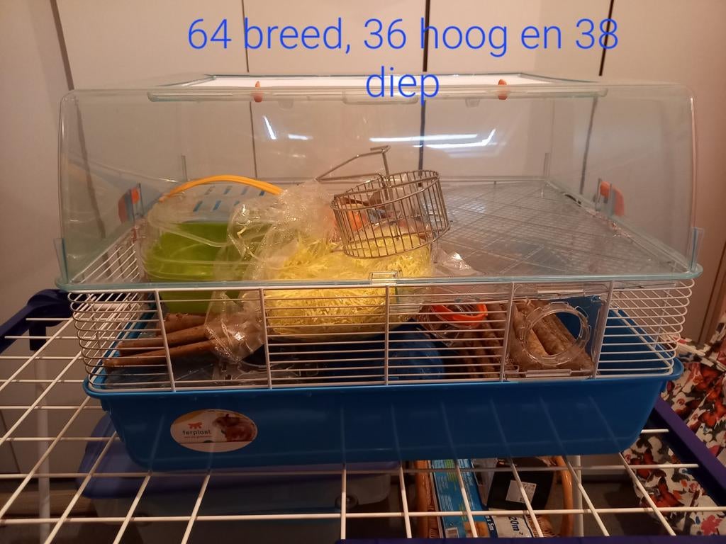 Ferplast knaagdieren kooi met veel extra's, Dieren en Toebehoren, Ophalen