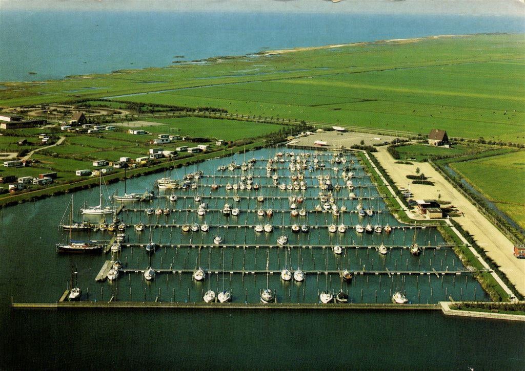 Jachthaven It Soal, Workum - luchtfoto - ongelopen, Ophalen of Verzenden, Voor 1920, Ongelopen, Noord-Brabant