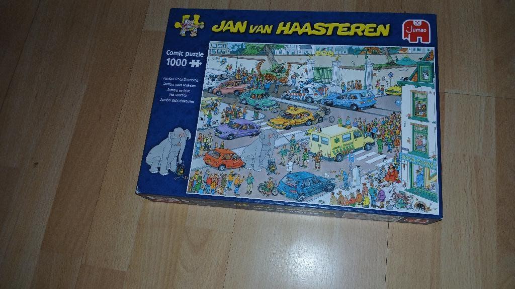 JAN VAN HAASTEREN PUZZELS 1000 stukjes, Ophalen of Verzenden, 500 t/m 1500 stukjes, Zo goed als nieuw, Legpuzzel