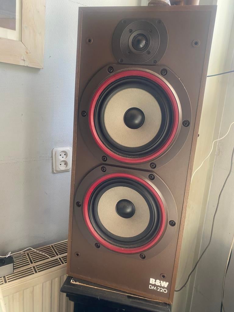 B&W 220 boxen, Audio, Tv en Foto, Luidsprekers, Zo goed als nieuw, 120 watt of meer, Front, Rear of Stereo speakers, Ophalen