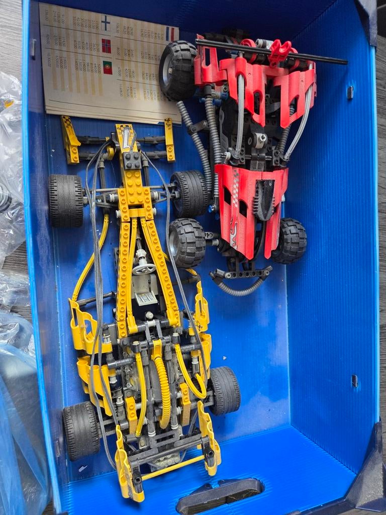 Oude Lego Technic auto's, Ophalen, Gebruikt