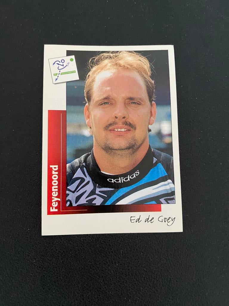 Ed de Goey - Feyenoord Rotterdam - Panini Voetbal 96, Verzamelen, Sportartikelen en Voetbal, Ophalen of Verzenden, Zo goed als nieuw
