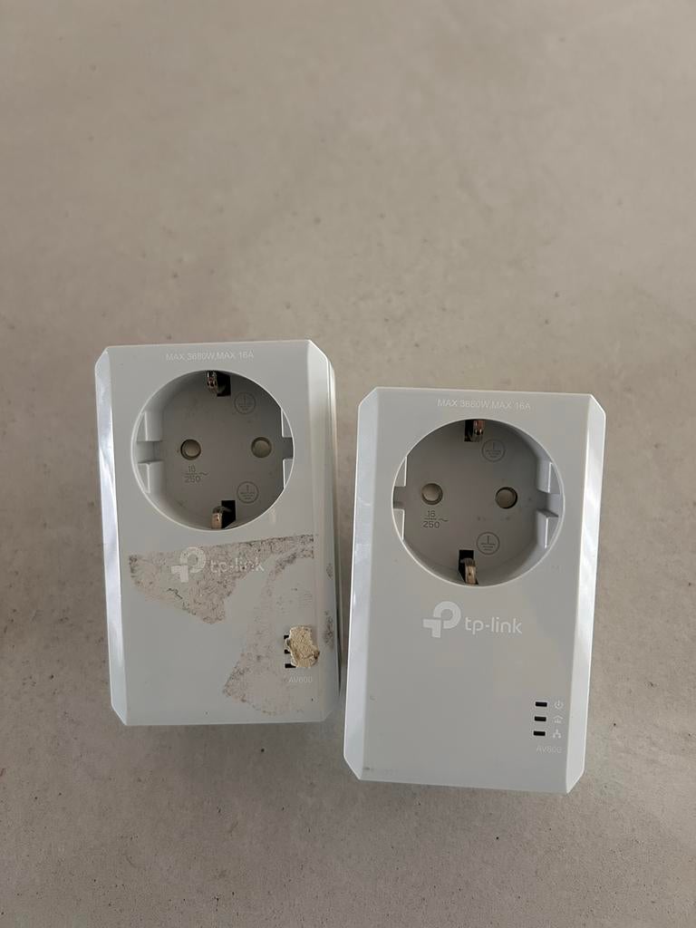TP-Link AV600 Powerline Adapters (2 stuks), Ophalen, Gebruikt