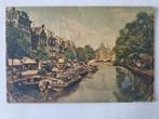 Ansicht Kloveniersburgwal met De Waag in Amsterdam, Ophalen of Verzenden, 1920 tot 1940, Gelopen, Noord-Holland