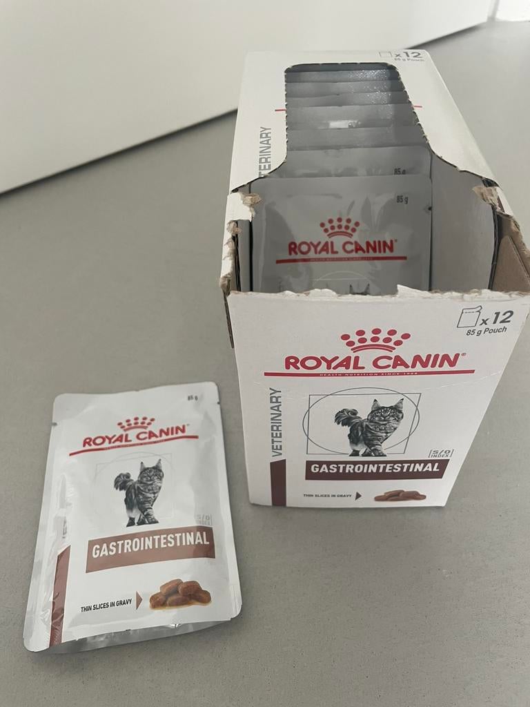 Royal canin natvier gastrointestinal 10 zakjes, Ophalen of Verzenden, Hond