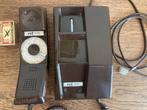 Bruine seventies muurtelefoon Nothern Electric Rotary QSK100, Telecommunicatie, Vaste telefoons | Niet Draadloos, Ophalen of Verzenden